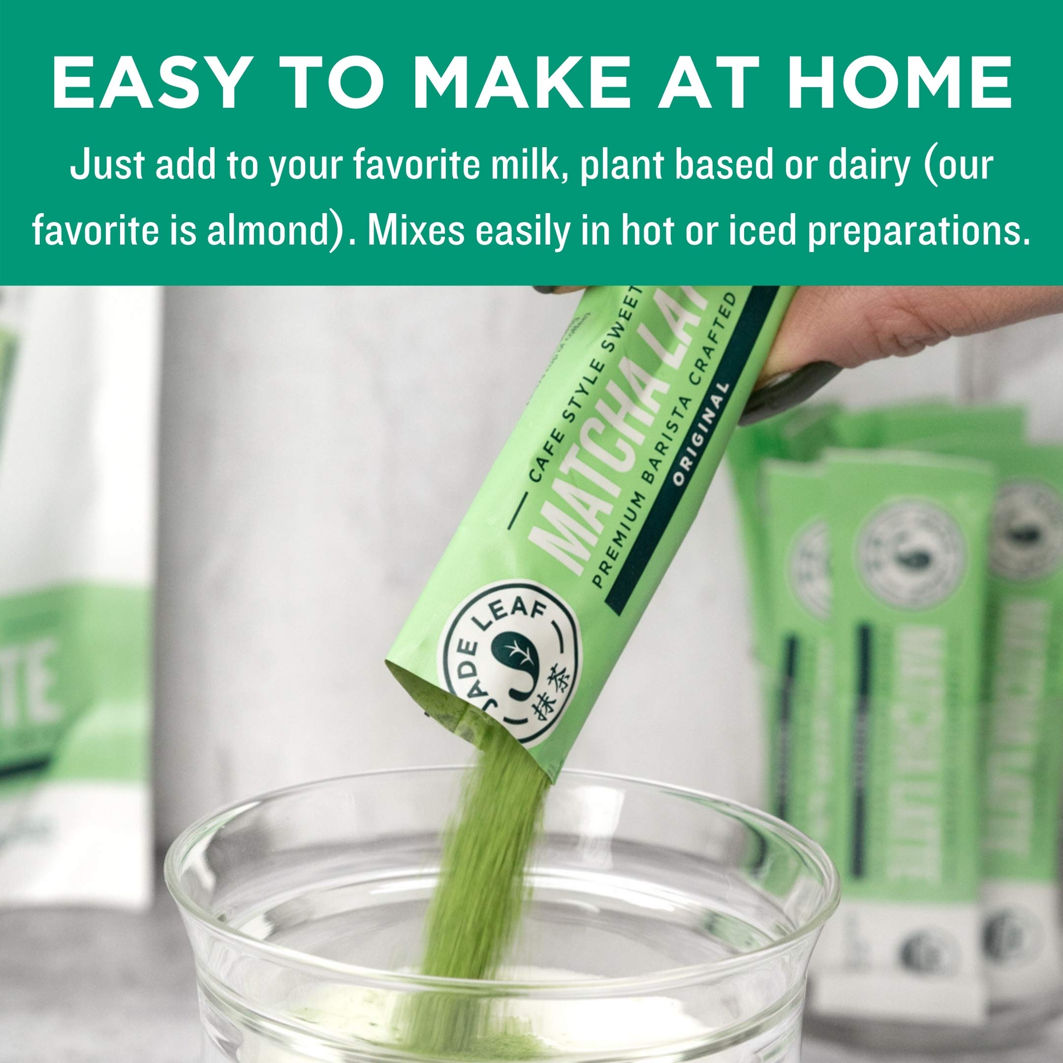 Amazon.com: Jade Leaf Matcha Organic Matcha Latte Mix - Bulk Value